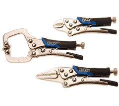 BGS 3-PIECE MINI LOCKING PLIERS SET