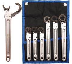 BGS 6-PIECE LINE RATCHET WRENCH SET