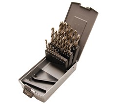 BGS 26-PIECE HSS TWIST DRILL SET 1-13 MM