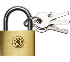BGS SOLID BRASS PADLOCKS 30MM