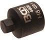 BGS INTERNAL HEX SOCKET FOR BRAKE CALIPERS, VERY STUBBY - 8MM Internal Hex Socket for Brake Calipe