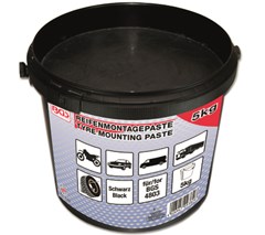 BGS Tyre Mounting Paste, black, 5 kg bucket