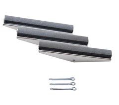 BGS 3 Spare Grinding Heads for Art. 1157, 100 mm Heads, Grain #280