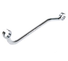 BGS Double Open End Ring Wrench for Diesel Injector Pipes, 17 mm