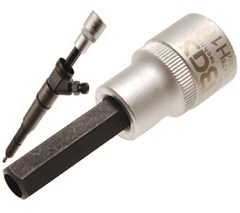 BGS 1/2" Injector Socket, 10 mm Internal Hexagon