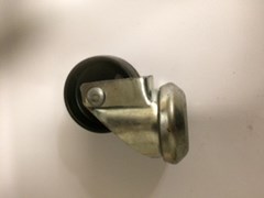 BLACK NYLON SWIVEL CASTOR 38mm