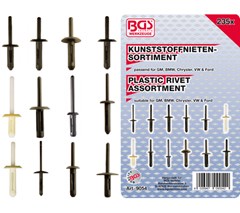 BGS 235-piece Plastic Rivet Assortment