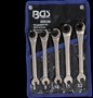 BGS Combination Spanner Set with ratchet | open | 5 pcs.