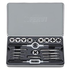 FERVI M020 TAP + DIE SET M3-M12  + 1/8 BSP