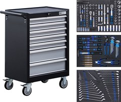 Workshop Trolley | 7 Drawers | with 263 Tools