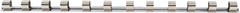 BGS Socket Rail with 12 Clips 20 mm (3/4")