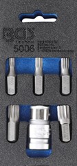 BGS SPLINE SCREWDRIVER BIT SET  6 PCE